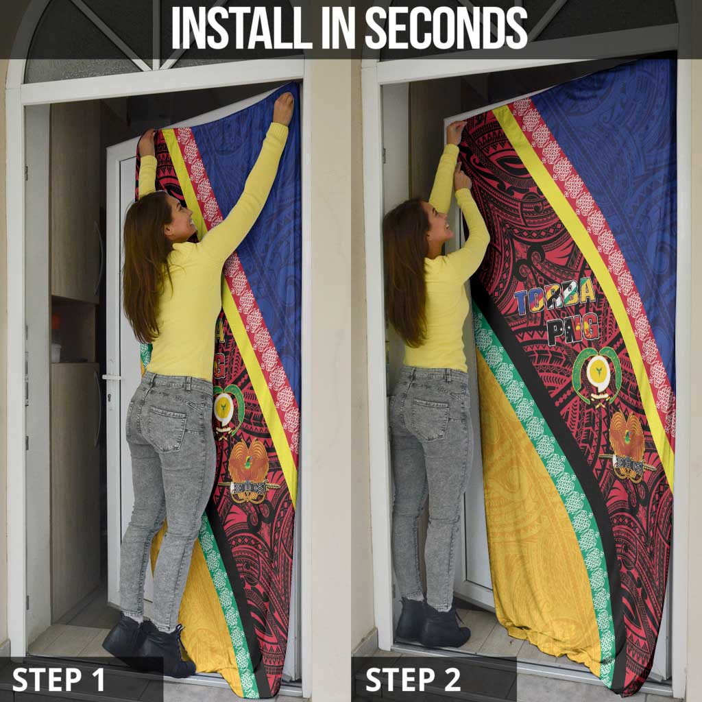 Love Torba PNG Day Door Cover Together We Grow - Polynesian Pride