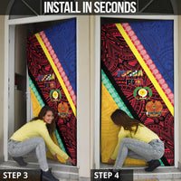 Love Torba PNG Day Door Cover Together We Grow - Polynesian Pride