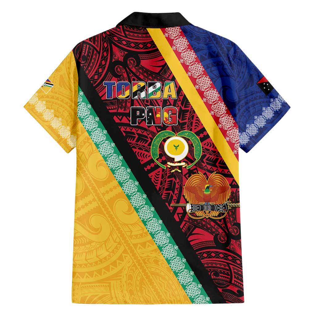 Love Torba PNG Day Family Matching Summer Maxi Dress and Hawaiian Shirt Together We Grow - Polynesian Pride