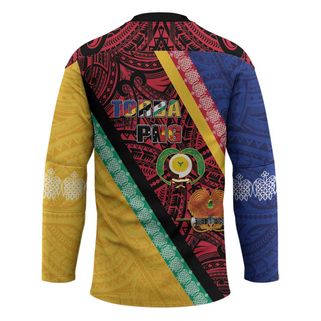 Love Torba PNG Day Hockey Jersey Together We Grow - Polynesian Pride