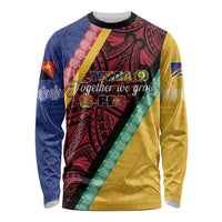 Love Torba PNG Day Long Sleeve Shirt Together We Grow - Polynesian Pride