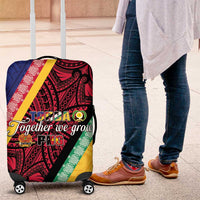 Love Torba PNG Day Luggage Cover Together We Grow LT05 Colorful - Polynesian Pride