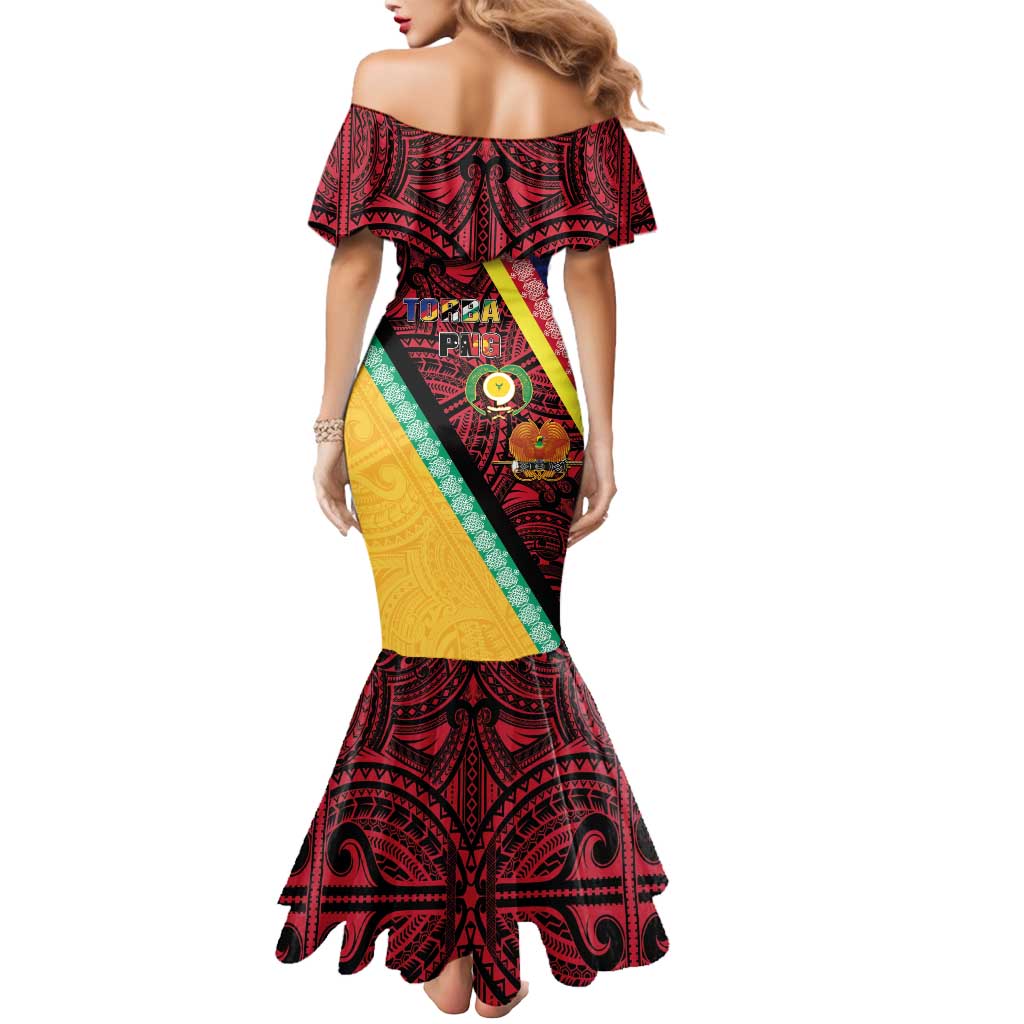 Love Torba PNG Day Mermaid Dress Together We Grow - Polynesian Pride