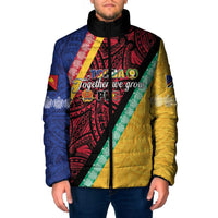 Love Torba PNG Day Padded Jacket Together We Grow - Polynesian Pride