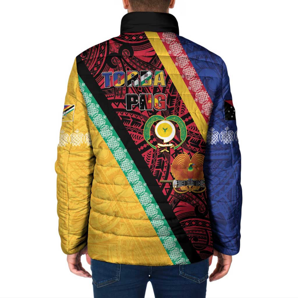 Love Torba PNG Day Padded Jacket Together We Grow - Polynesian Pride