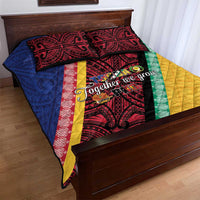 Love Torba PNG Day Quilt Bed Set Together We Grow - Polynesian Pride