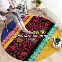 Love Torba PNG Day Round Carpet Together We Grow - Polynesian Pride