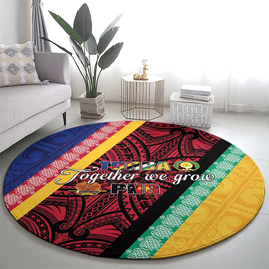 Love Torba PNG Day Round Carpet Together We Grow - Polynesian Pride