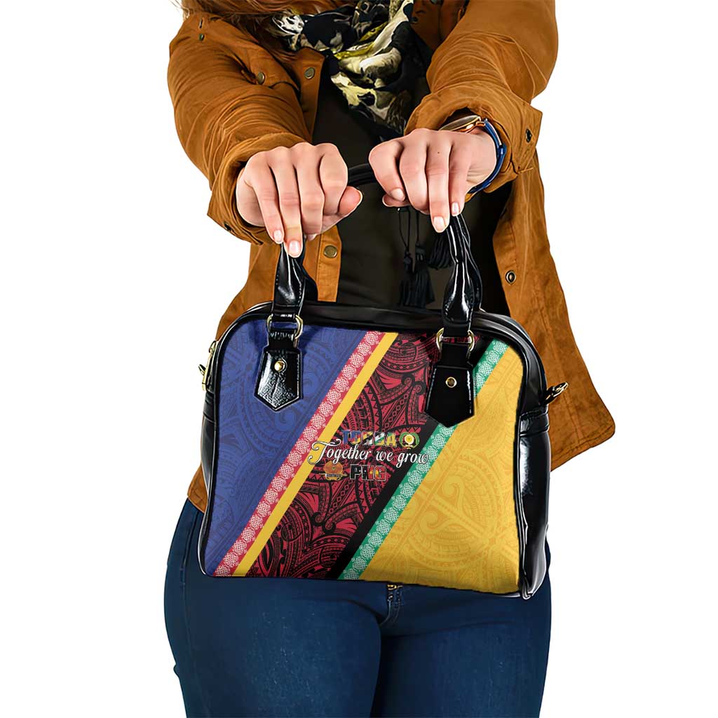 Love Torba PNG Day Shoulder Handbag Together We Grow - Polynesian Pride