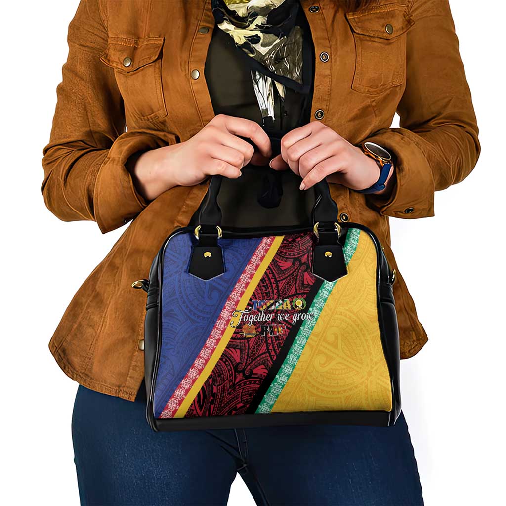 Love Torba PNG Day Shoulder Handbag Together We Grow - Polynesian Pride