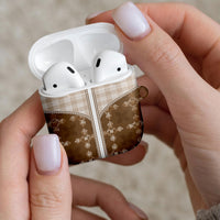 Beige Hawaii Paniolo Quilt Motif AirPods Case LT05 - Polynesian Pride