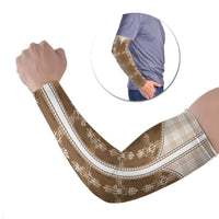 Beige Hawaii Paniolo Quilt Motif Arm Sleeves LT05 Set of 2 Beige - Polynesian Pride
