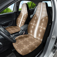 Beige Hawaii Paniolo Quilt Motif Car Seat Cover LT05 - Polynesian Pride