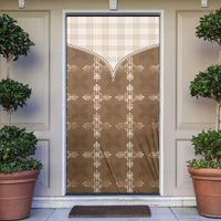 Beige Hawaii Paniolo Quilt Motif Door Cover LT05 Beige - Polynesian Pride