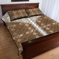 Beige Hawaii Paniolo Quilt Motif Quilt Bed Set LT05 - Polynesian Pride