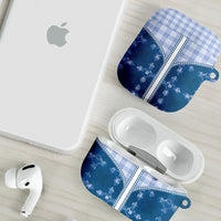 Blue Hawaii Paniolo Quilt Motif AirPods Case LT05 - Polynesian Pride