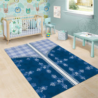 Blue Hawaii Paniolo Quilt Motif Area Rug LT05 - Polynesian Pride