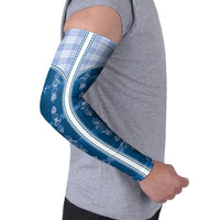 Blue Hawaii Paniolo Quilt Motif Arm Sleeves LT05 - Polynesian Pride