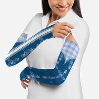 Blue Hawaii Paniolo Quilt Motif Arm Sleeves LT05 - Polynesian Pride