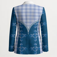 Blue Hawaii Paniolo Quilt Motif Blazer LT05 - Polynesian Pride