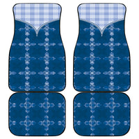 Blue Hawaii Paniolo Quilt Motif Car Mats LT05 - Polynesian Pride