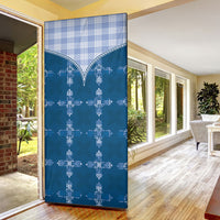 Blue Hawaii Paniolo Quilt Motif Door Cover LT05 - Polynesian Pride