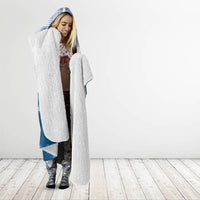 Blue Hawaii Paniolo Quilt Motif Hooded Blanket LT05 - Polynesian Pride