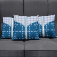 Blue Hawaii Paniolo Quilt Motif Pillow Cover LT05 - Polynesian Pride