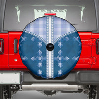 Blue Hawaii Paniolo Quilt Motif Spare Tire Cover LT05 - Polynesian Pride