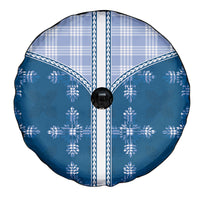 Blue Hawaii Paniolo Quilt Motif Spare Tire Cover LT05 - Polynesian Pride