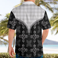 Black Hawaii Paniolo Quilt Motif Hawaiian Shirt LT05 - Polynesian Pride