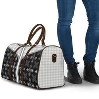 Black Hawaii Paniolo Quilt Motif Travel Bag LT05 - Polynesian Pride