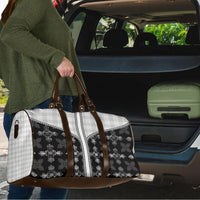 Black Hawaii Paniolo Quilt Motif Travel Bag LT05 - Polynesian Pride