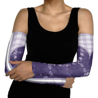 Purple Hawaii Paniolo Quilt Motif Arm Sleeves LT05 - Polynesian Pride