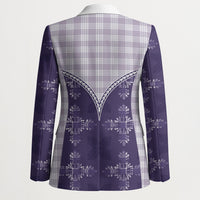 Purple Hawaii Paniolo Quilt Motif Blazer LT05 - Polynesian Pride