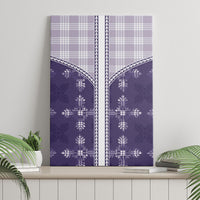 Purple Hawaii Paniolo Quilt Motif Canvas Wall Art LT05 - Polynesian Pride