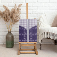 Purple Hawaii Paniolo Quilt Motif Canvas Wall Art LT05 - Polynesian Pride
