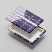 Purple Hawaii Paniolo Quilt Motif Canvas Wall Art LT05 - Polynesian Pride