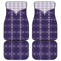 Purple Hawaii Paniolo Quilt Motif Car Mats LT05 - Polynesian Pride