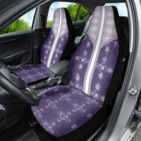 Purple Hawaii Paniolo Quilt Motif Car Seat Cover LT05 - Polynesian Pride