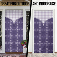 Purple Hawaii Paniolo Quilt Motif Door Cover LT05 - Polynesian Pride