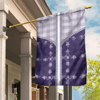 Purple Hawaii Paniolo Quilt Motif Garden Flag LT05 House Flag Purple - Polynesian Pride