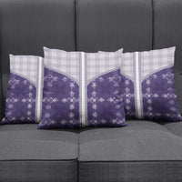 Purple Hawaii Paniolo Quilt Motif Pillow Cover LT05 - Polynesian Pride