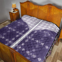 Purple Hawaii Paniolo Quilt Motif Quilt LT05 - Polynesian Pride