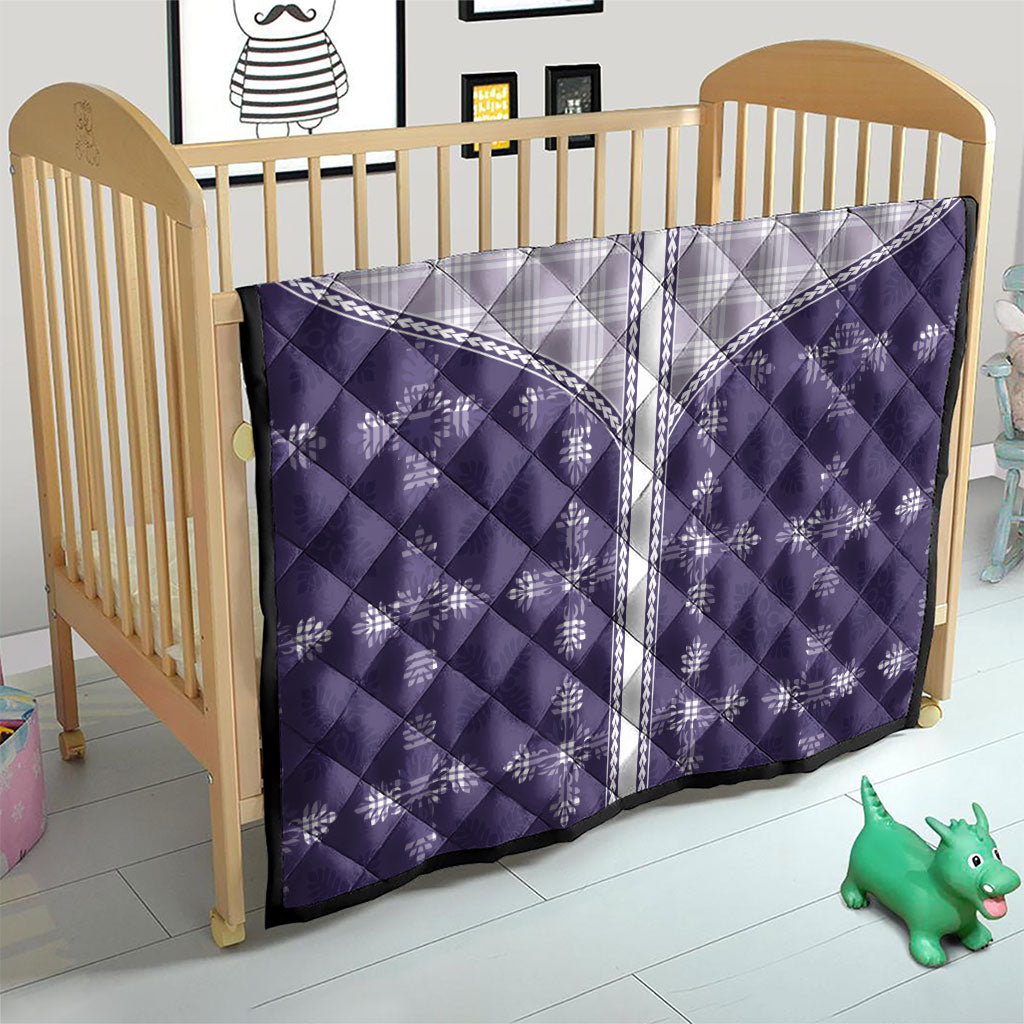 Purple Hawaii Paniolo Quilt Motif Quilt LT05 - Polynesian Pride