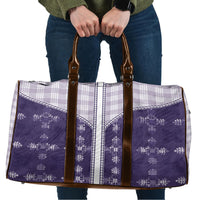 Purple Hawaii Paniolo Quilt Motif Travel Bag LT05 Purple - Polynesian Pride