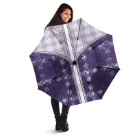 Purple Hawaii Paniolo Quilt Motif Umbrella LT05 - Polynesian Pride