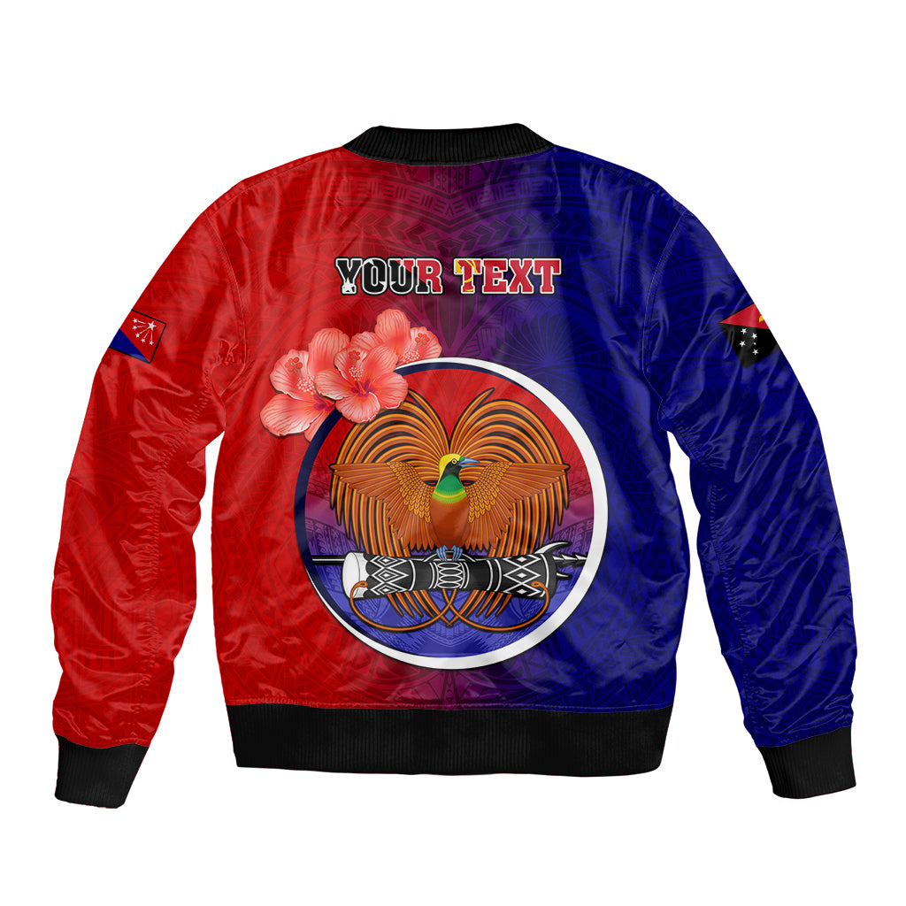 Personalized Papua New Guinea Central Province Bomber Jacket Mix Coat Of Arms Polynesian Pattern LT05 - Polynesian Pride