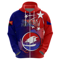 Personalized Papua New Guinea Central Province Hoodie Mix Coat Of Arms Polynesian Pattern LT05 - Polynesian Pride