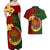 Papua New Guinea Chimbu Province Couples Matching Off Shoulder Maxi Dress and Hawaiian Shirt Mix Coat Of Arms Polynesian Pattern LT05 - Polynesian Pride